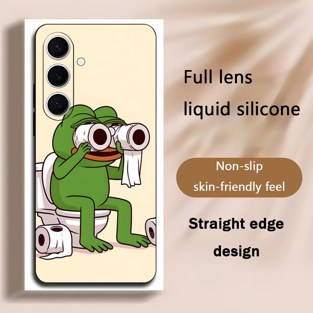 Samsung Galaxy S25 - Casing Ponsel Keren Gambar Katak Pepe