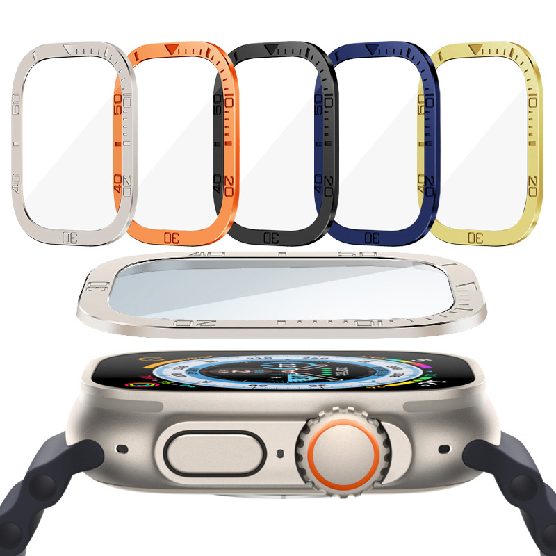 Watch Case Bumper - Kaca Tempered untuk Apple Watch Ultra
