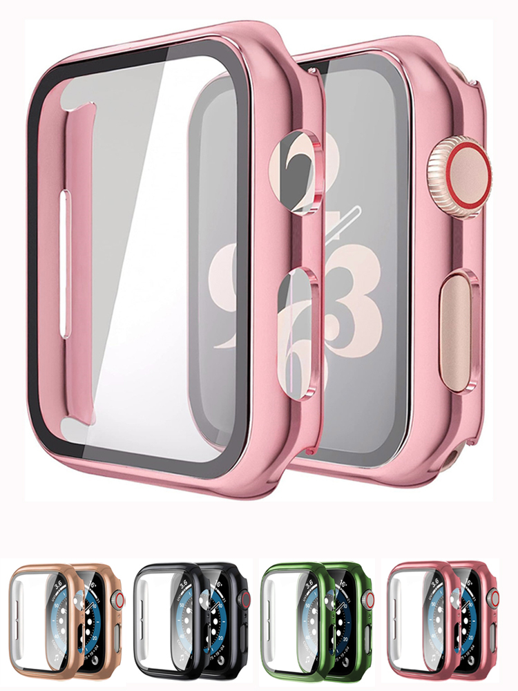 Smartwatch Watch Accessories For Women - Kaca + casing untuk Apple Watch