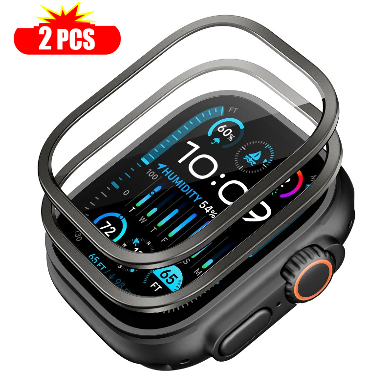 Watch Case Bumper - 2 Buah Kaca Tempered untuk Jam