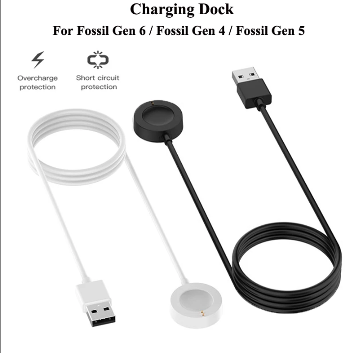 Fossil Smartwatch Accessories - 1M Dock Pengisi Daya Isi Daya