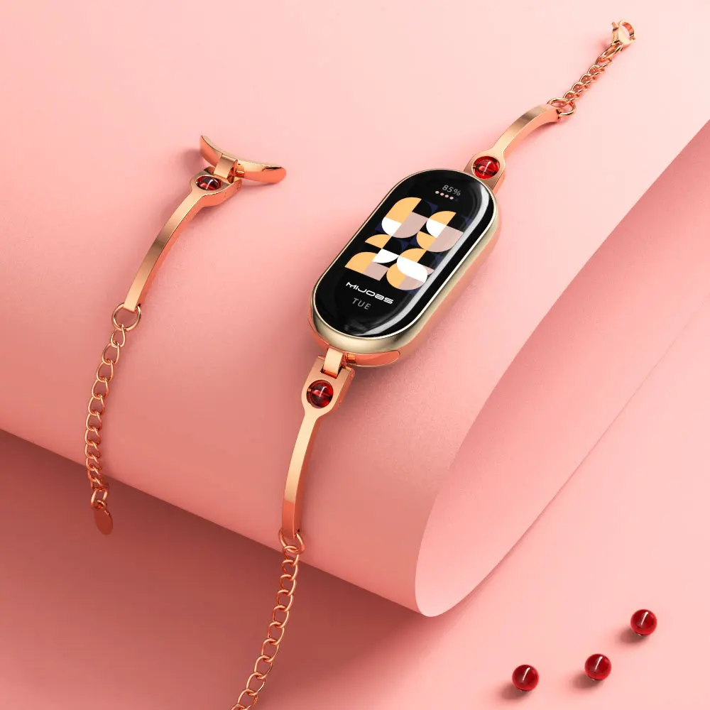 Smartwatch Watch Accessories For Women - Tali pengganti baja tahan karat untuk