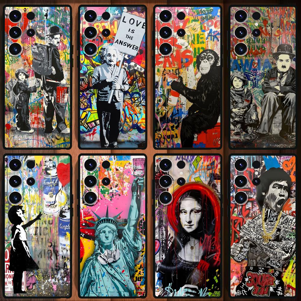 Casing Ponsel Seni Grafiti Ban - Samsung Galaxy S25 ulasan dan harga