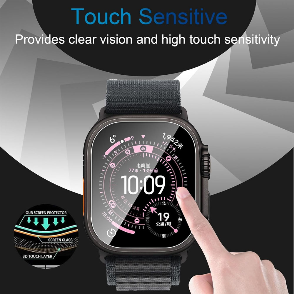 Kaca Tempered untuk Apple Watc - Watch Case Bumper ulasan dan harga