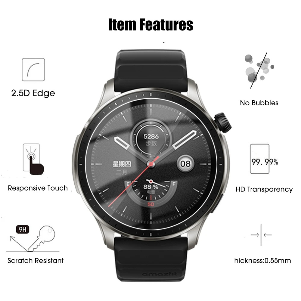 Kaca antigores untuk jam tanga - Motorola Smartwatch Accessories ulasan dan harga