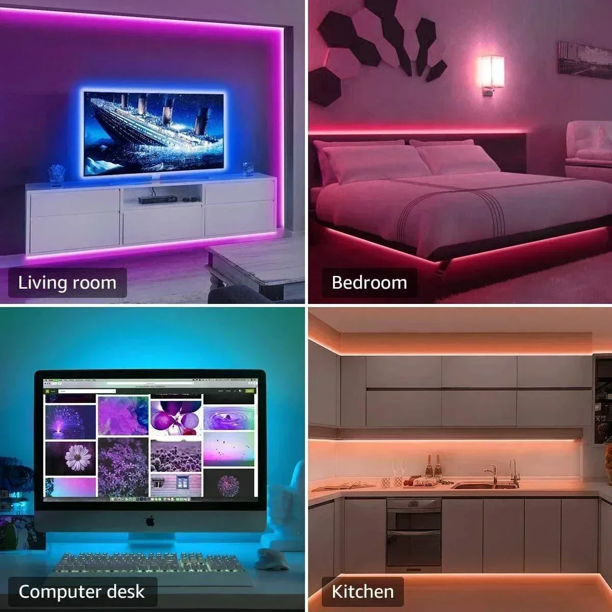 Lampu Strip LED RGB Pintar unt - Smart Accessories ulasan dan harga