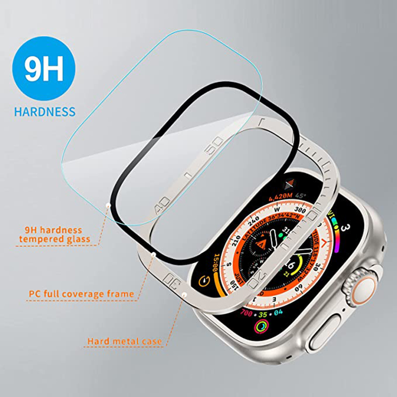 Kaca Tempered untuk Apple Watc - Watch Case Bumper ulasan dan harga
