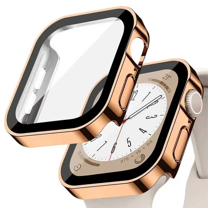 Kaca + penutup untuk Apple Wat - Smartwatch Watch Accessories For Women ulasan dan harga
