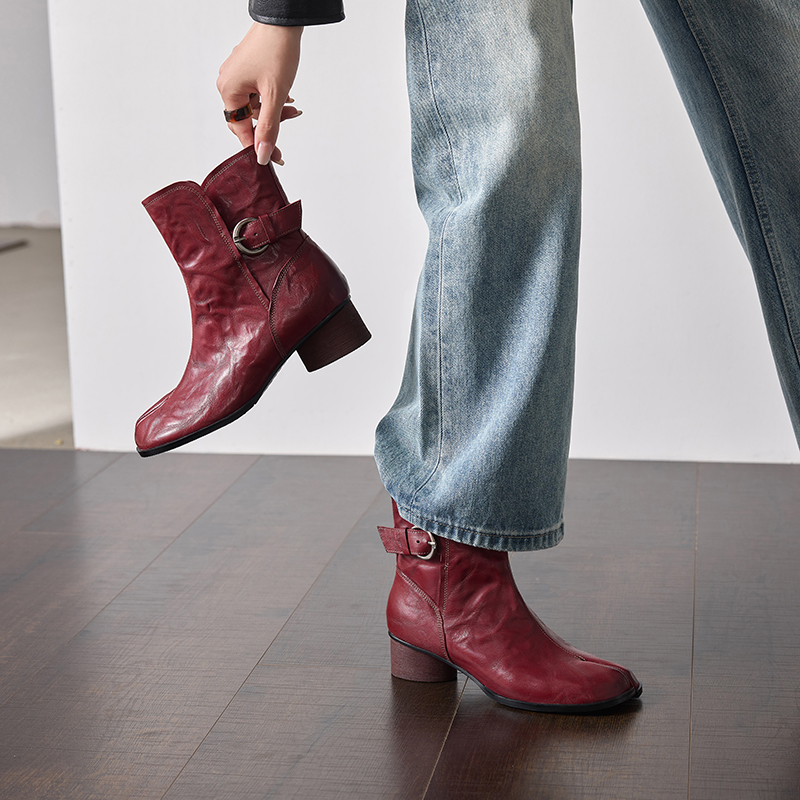 Sepatu Bot Ankle Tabi Kulit Do - Leather Classic Strap ulasan dan harga