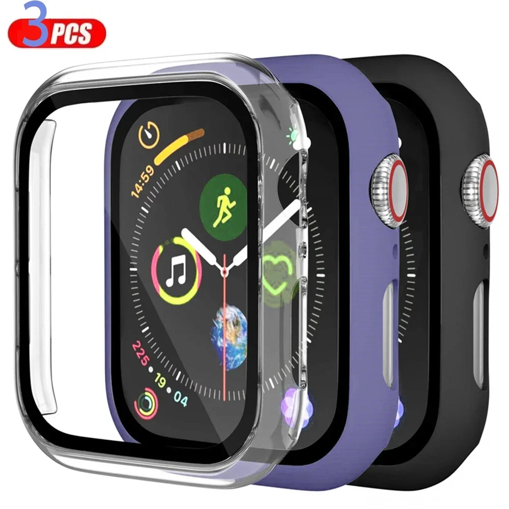 3 Pak Kaca + Penutup untuk Cas - Smartwatch Watch Accessories For Women ulasan dan harga