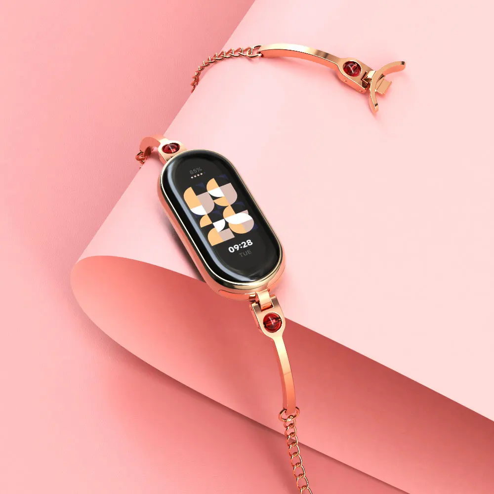 Tali pengganti baja tahan kara - Smartwatch Watch Accessories For Women ulasan dan harga