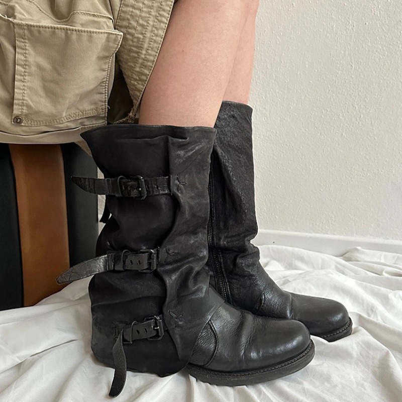Sepatu Wanita Klasik Sepatu Bo - Leather Classic Strap ulasan dan harga